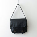 FLAP SHOULDER BAG M #BLACK [BG-30-C-COW-5]