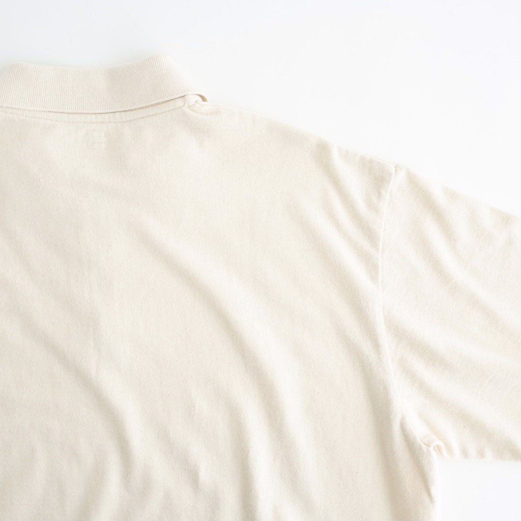 Co/Silk Nep Harf-Zip P/O #Ivory [BHS25S037S26]