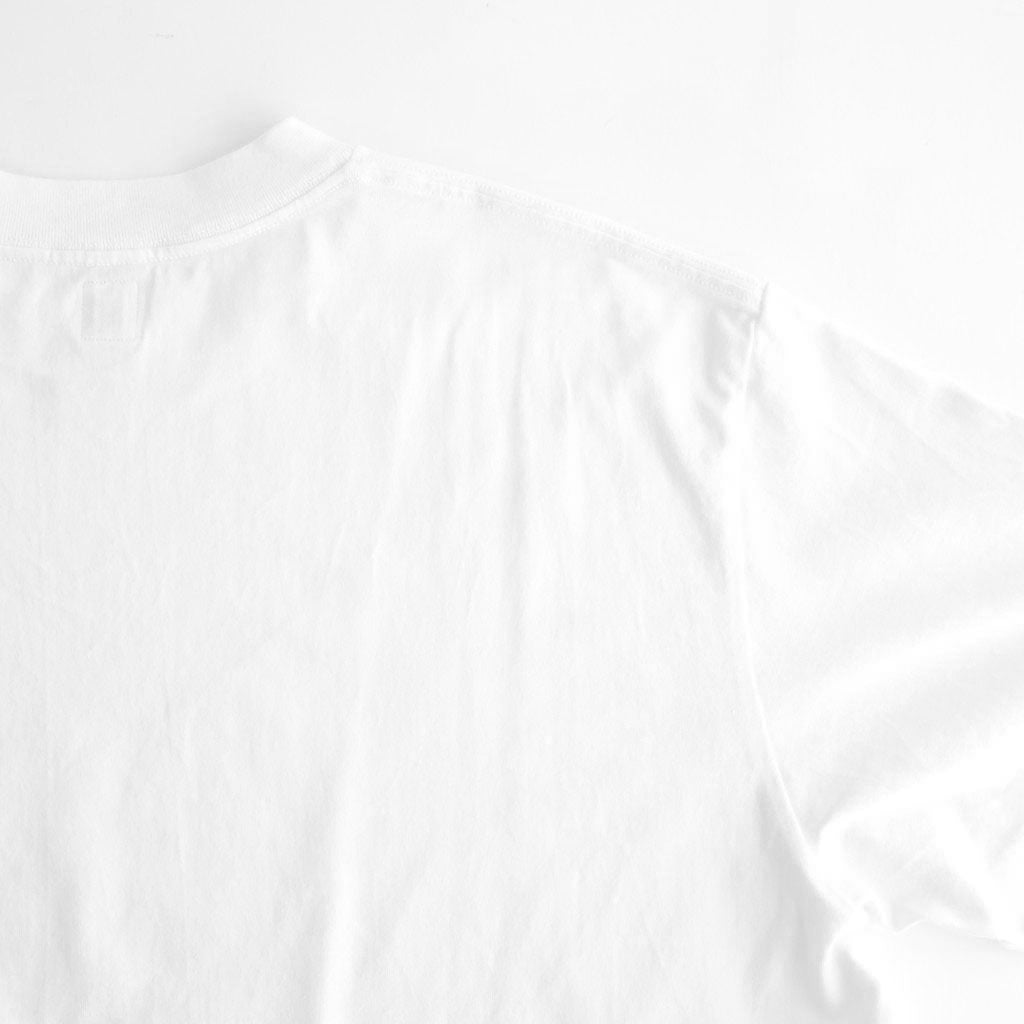 b Patch Tee WIDE #White×Charcoal [bROOTS25S34S26C]