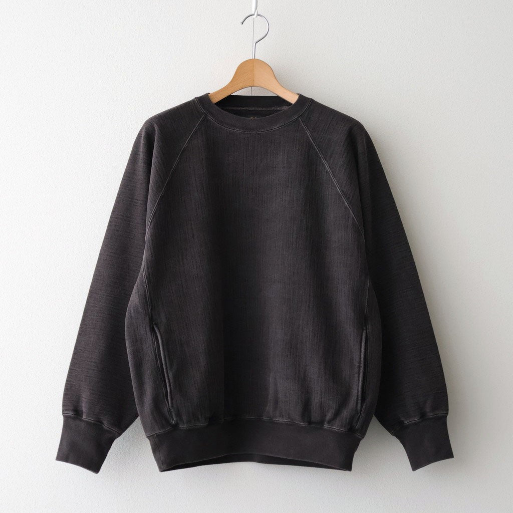 JUMBERCA URAKE FADE COLOR CREW NECK #FADE BROWN [BN-26SM-011]