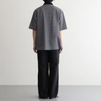 KNEE TUCK PANTS #BLACK [M26A16PT01C]