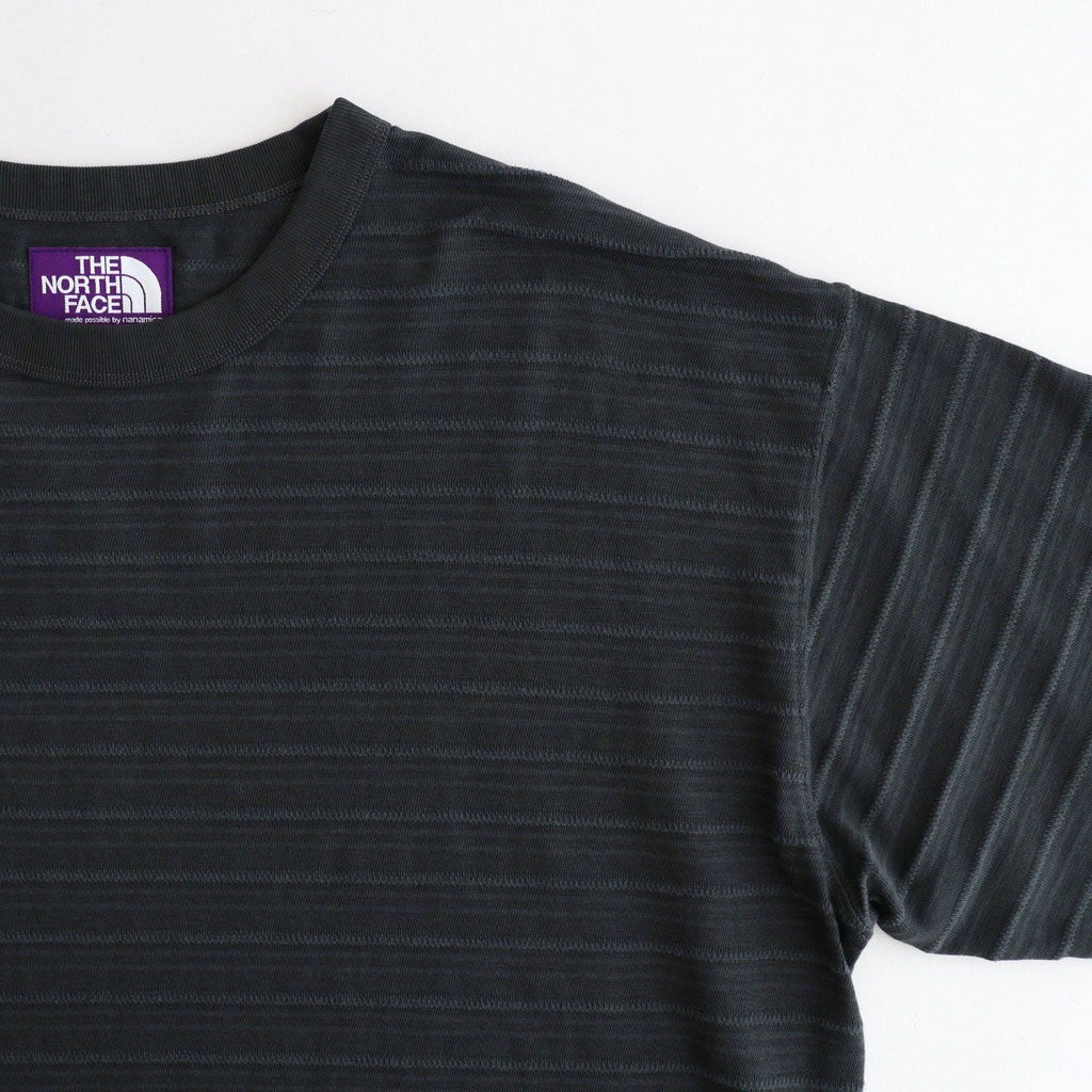 Garment Dyed Jacquard Field Tee #Asphalt Gray [N26SH039]