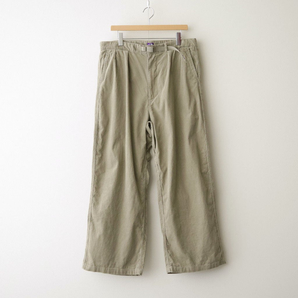 Corduroy Wide Straight Field Pants #Taupe [N26FC052]