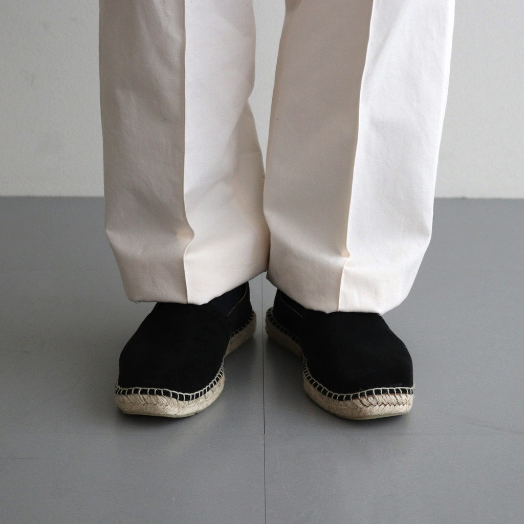 SQUARE TOE ESPADRILLES #BLACK [251OJ-FW06]