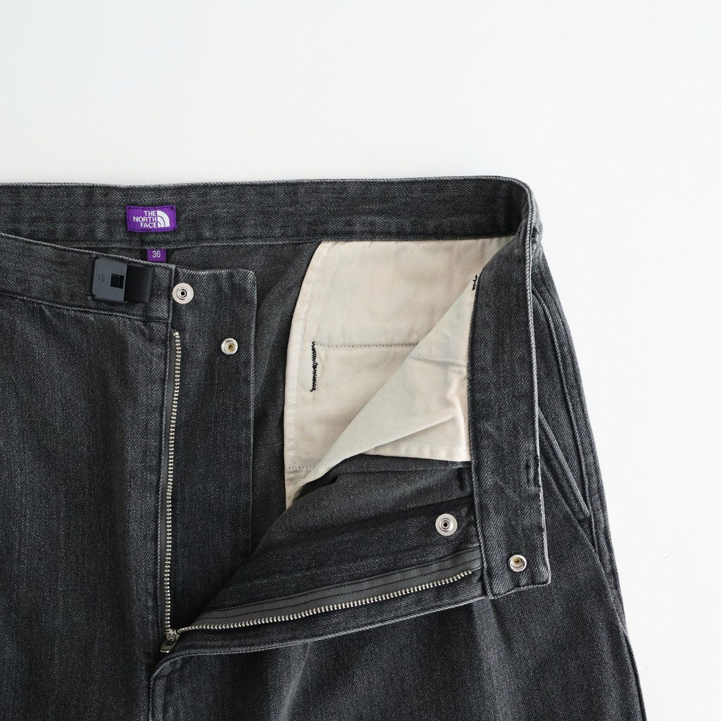 Denim Tuck Field Shorts #Gray [N26SD075]