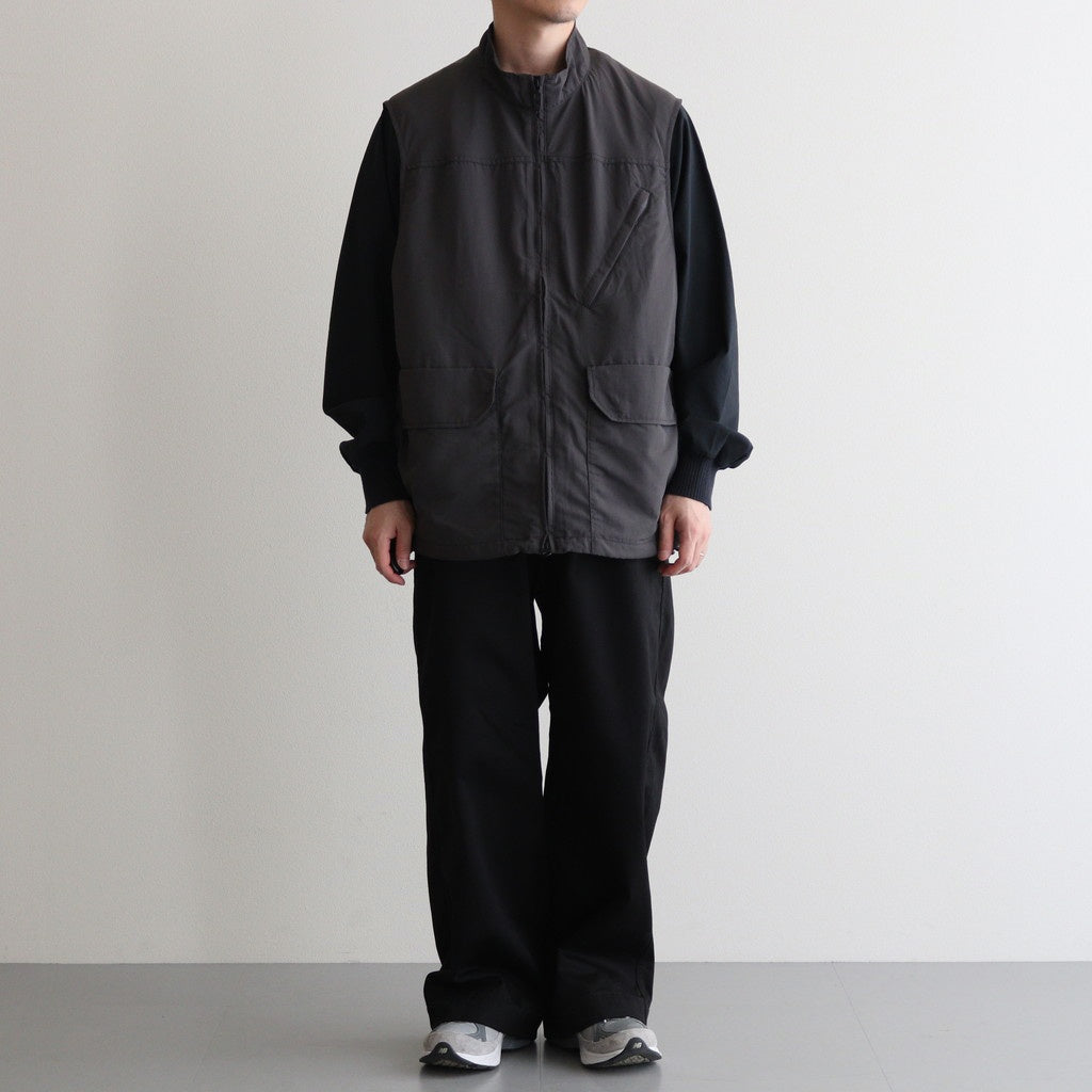 Chino Wide Straight Field Pants #Black [N25SC093]