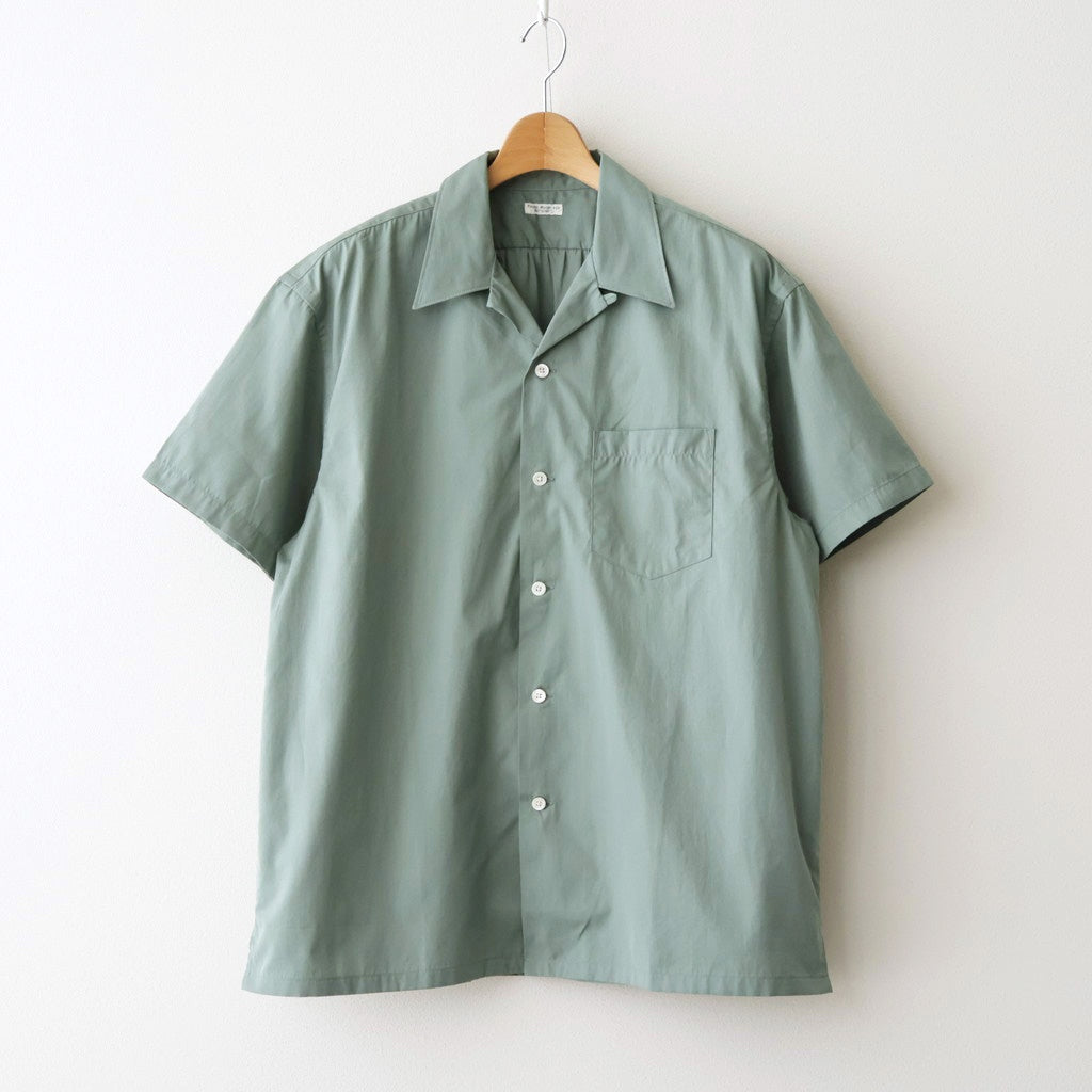 BACK GATHERING SS SHIRT #SAGE GREEN [PMAV-SS04]