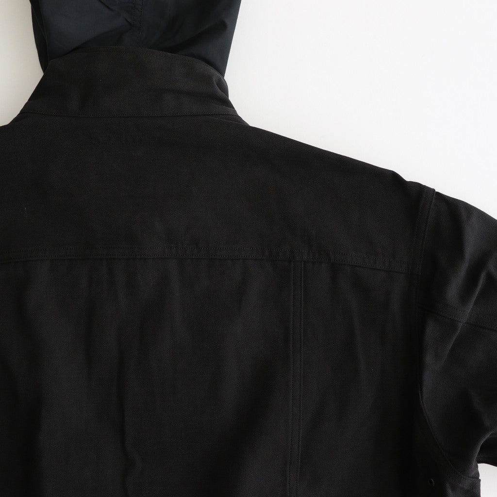 HOODED SPORTING BLOUSON #INK BLACK [PMLW-OT01]