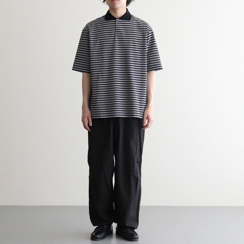 KNEE TUCK PANTS #BLACK [M26A16PT01C]