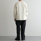 HEAVY WAFFLE TOP #IVORY [PMAU-CL01]