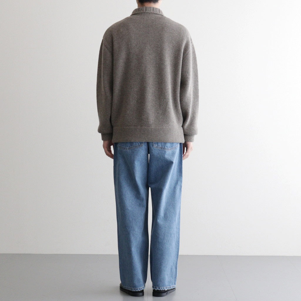 Yak×Ca/Wool Flight Jacket #Beige Mix [NEP-AW2517M]