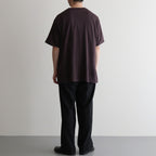 NORMANDY LINEN T-SHIRT #DARK BROWN [BN-25SM-066]