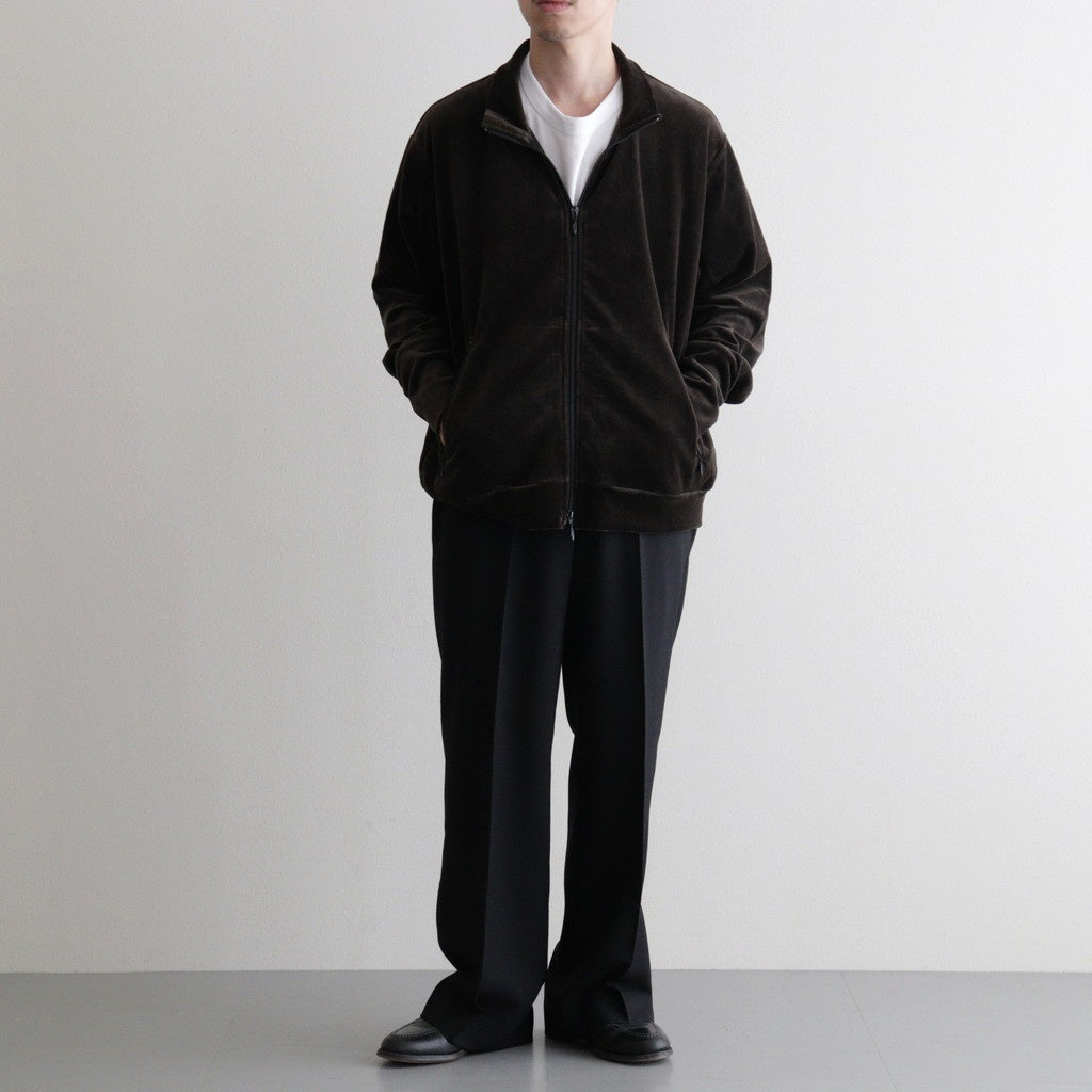 FULL ZIP TRACK JACKET #CHARCOAL [M25C19CS01C]