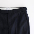 REGULAR STRAIGHT TROUSERS #NAVY STRIPE [M25C07PT02C]