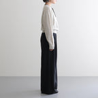 Cashmere Henleyneck - Diffusion Exclusive #Lt.Gray×Charcoal [NEP-AW2520B]