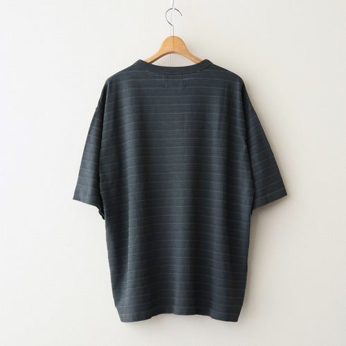 Garment Dyed Jacquard Field Tee #Asphalt Gray [N26SH039]