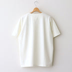 TUBE TEE (Henry-Neck) #RAW WHITE [251OJ-CT05]