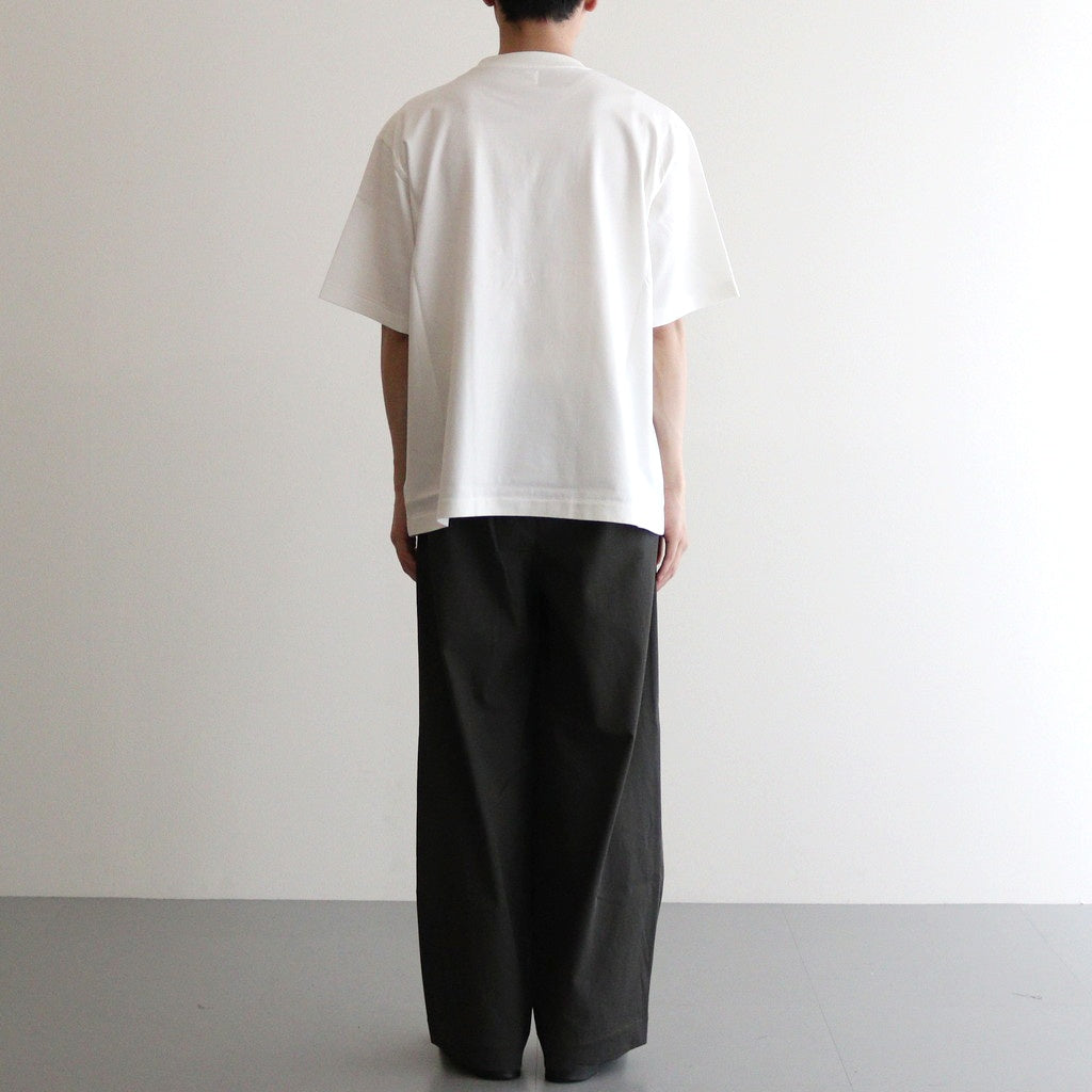 BRITPOP Print Tee WIDE #White×Red-PT [bROOTS25S34A]