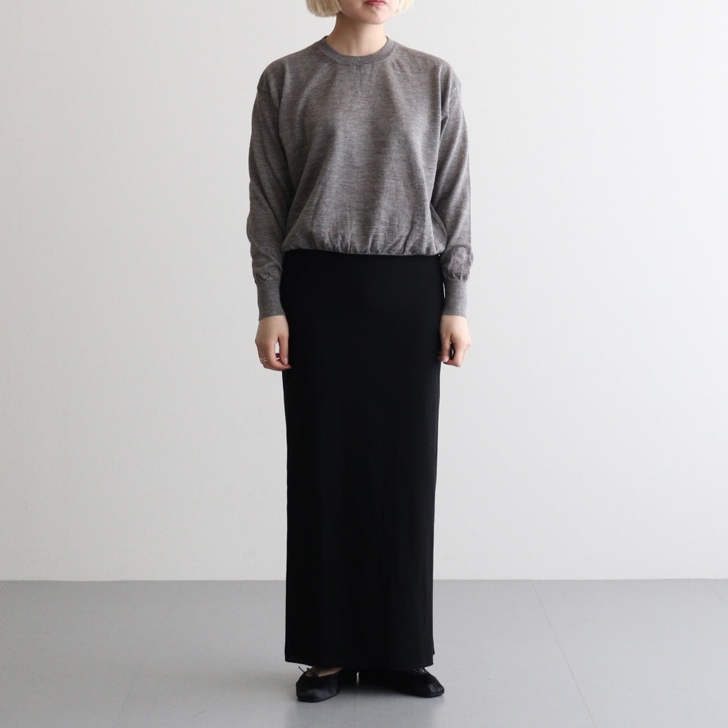 CHOMA CREW NECK #GREIGE [BN-26SL-039]
