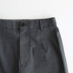 Wool Tuckless Tapered Trousers #MIX GRAY [NEP-SS2509W]