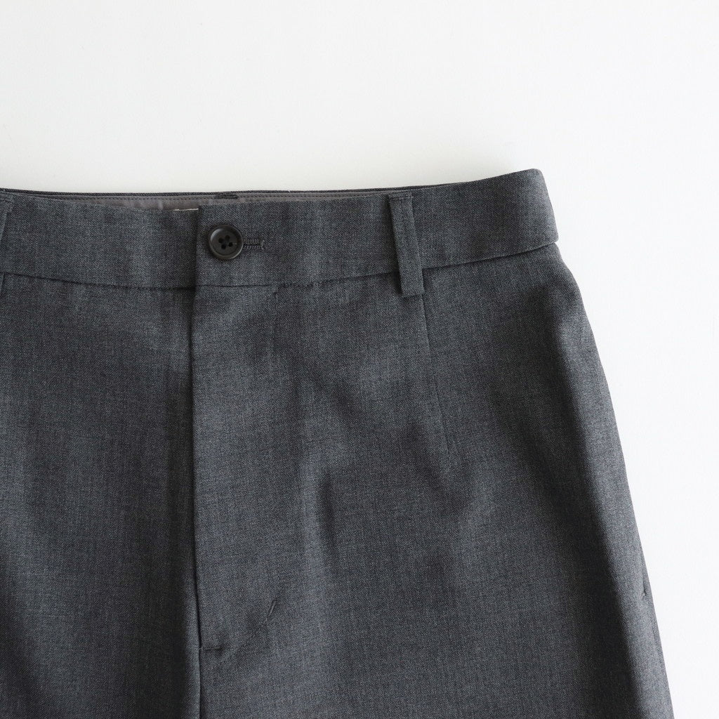 Wool Tuckless Tapered Trousers #MIX GRAY [NEP-SS2509W]