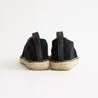 SQUARE TOE ESPADRILLES #BLACK [251OJ-FW06]