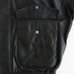 SHEEP LEATHER ZIP BZ #010 RED BLACK [16861 25004]