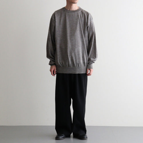 CHOMA CREW NECK #GREIGE [BN-26SM-058]