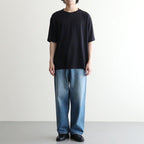 NORMANDY LINEN T-SHIRT #NAVY [BN-26SM-071]