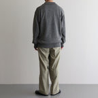 WASHED HIGH COUNT LINEN POLO #GRAY [BN-25SM-023]