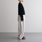 REVIVAL SOFT SILK CREW NECK #BLACK [BN-26SL-033]