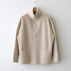 Yak×Ca/Wool Half Zip #White Mix [NEP-AW2524W]