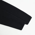 SOLID WOOL RIB POLO ZIP UP CARDIGAN #BLACK [BN-25FM-044]