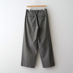 TRIPLE PLEATED WIDE TROUSERS #GRAY [A26A93PT03C]