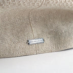 COTTON LINEN HUNTHING CAP - GENTLEMAN #IVORY [V01015]