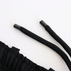 TRIPLE PLEATED EASY TROUSERS #BLACK [A25B03PT01C]