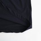 CHIFFON LONG T-SHIRT #DARK NAVY [BN-26SL-046]