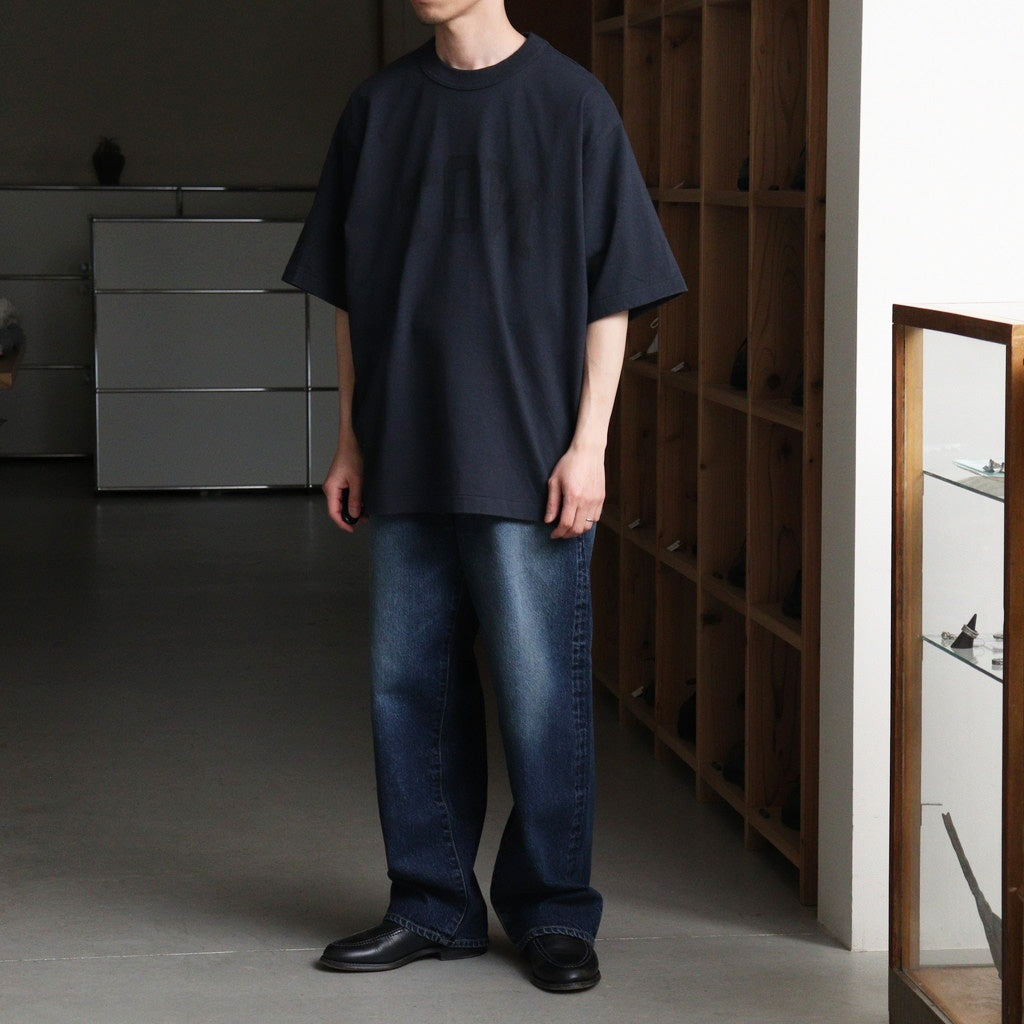 NOT-PRINCE 88/12 Print Tee WIDE #NightBlack×Black-PT [bROOTS25S36S26B]