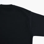 SOLID WOOL SMOOTH CREW NECK #BLACK [BN-26FM-056]