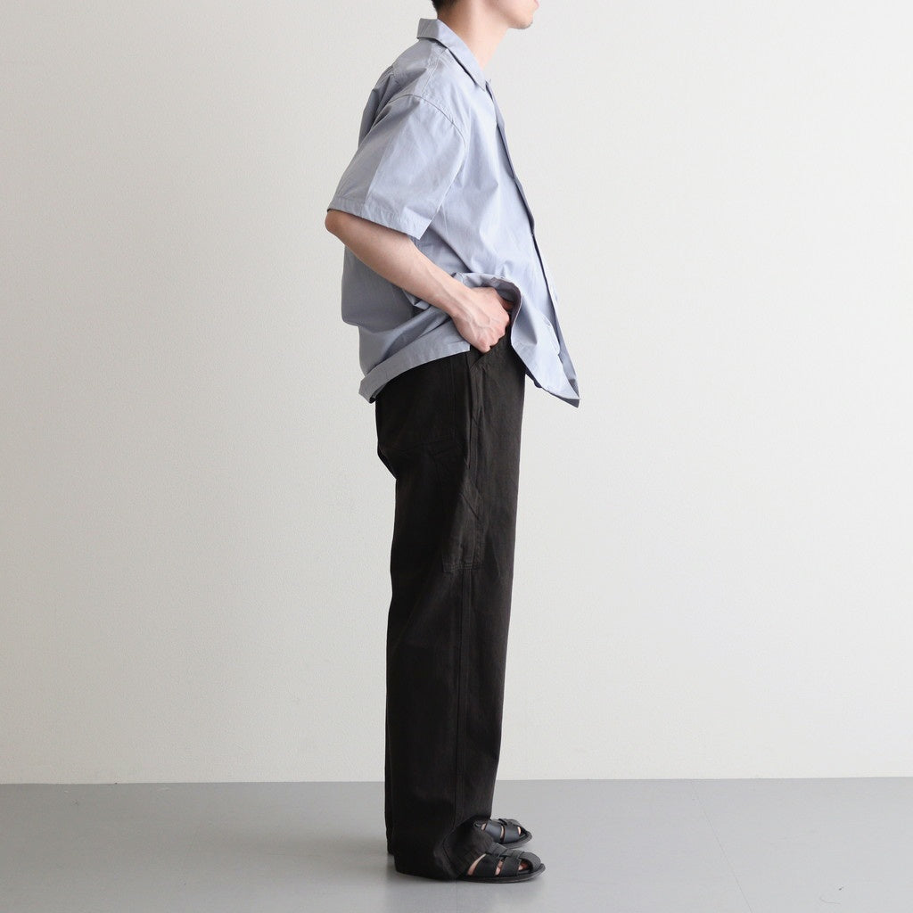 DENIM PAINTER TROUSERS #DUST BLACK [PMAT-PT09]