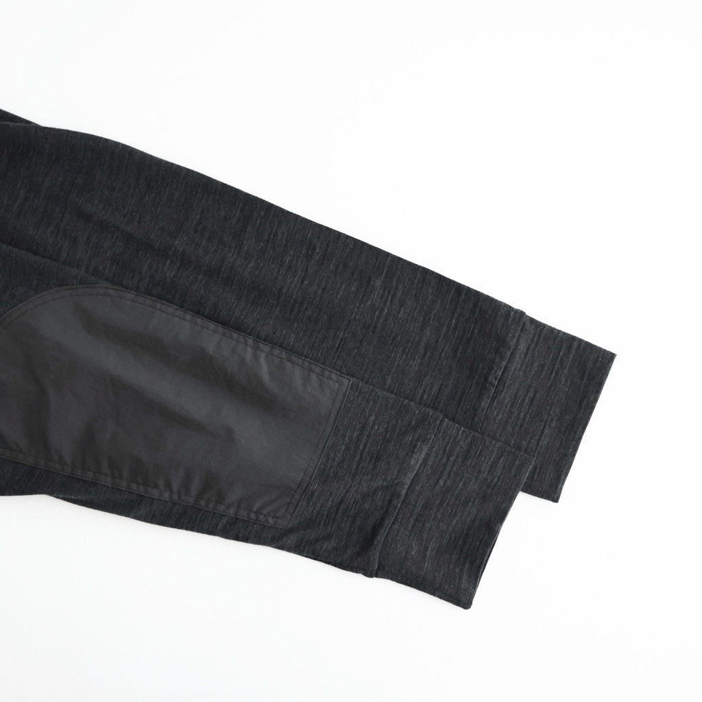 Light Merino Wool Half Zip Sweater #Charcoal Grey [6061-1202]