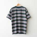 BORDER SS TOP #FOREST x S,BROWN [PMAV-CS04]