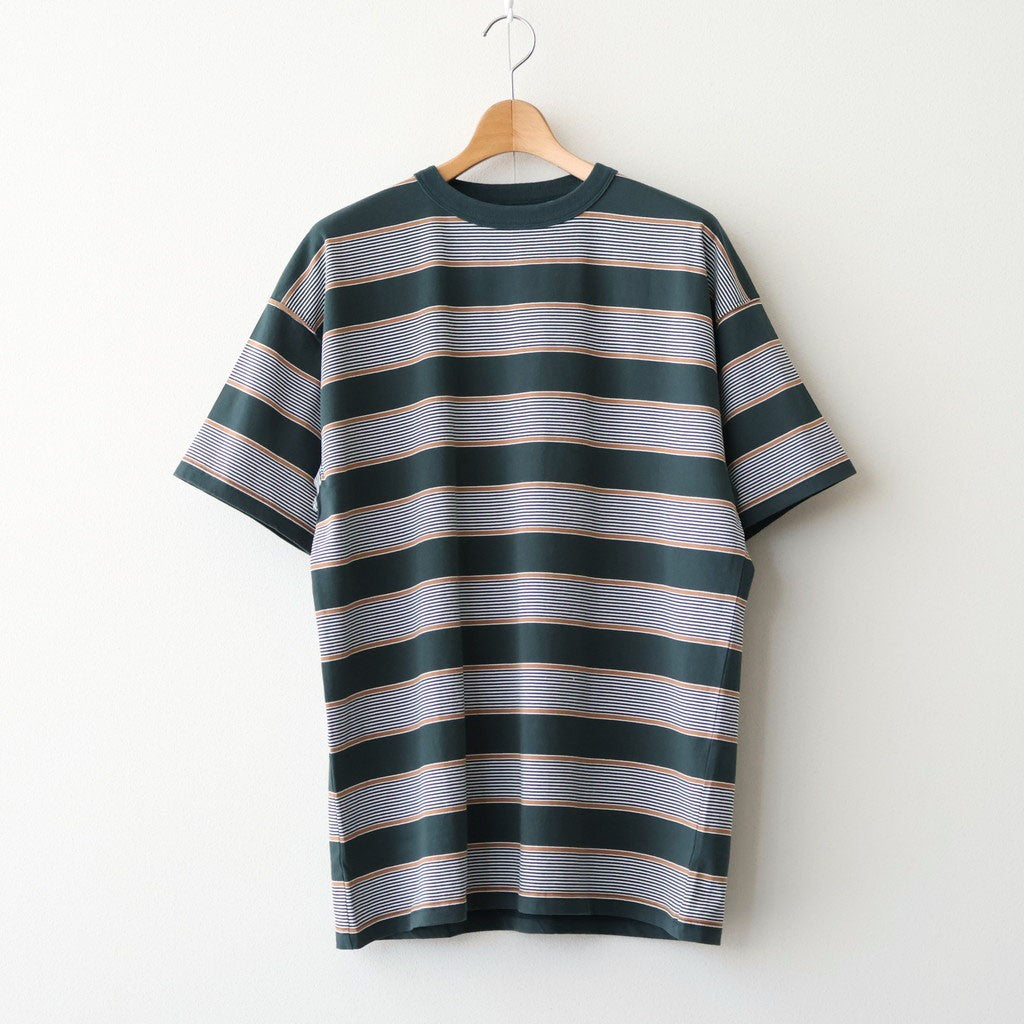 BORDER SS TOP #FOREST x S,BROWN [PMAV-CS04]