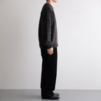 Baby Alpaca Knit P/O #MelangeDarkBrown [BHS25F013]