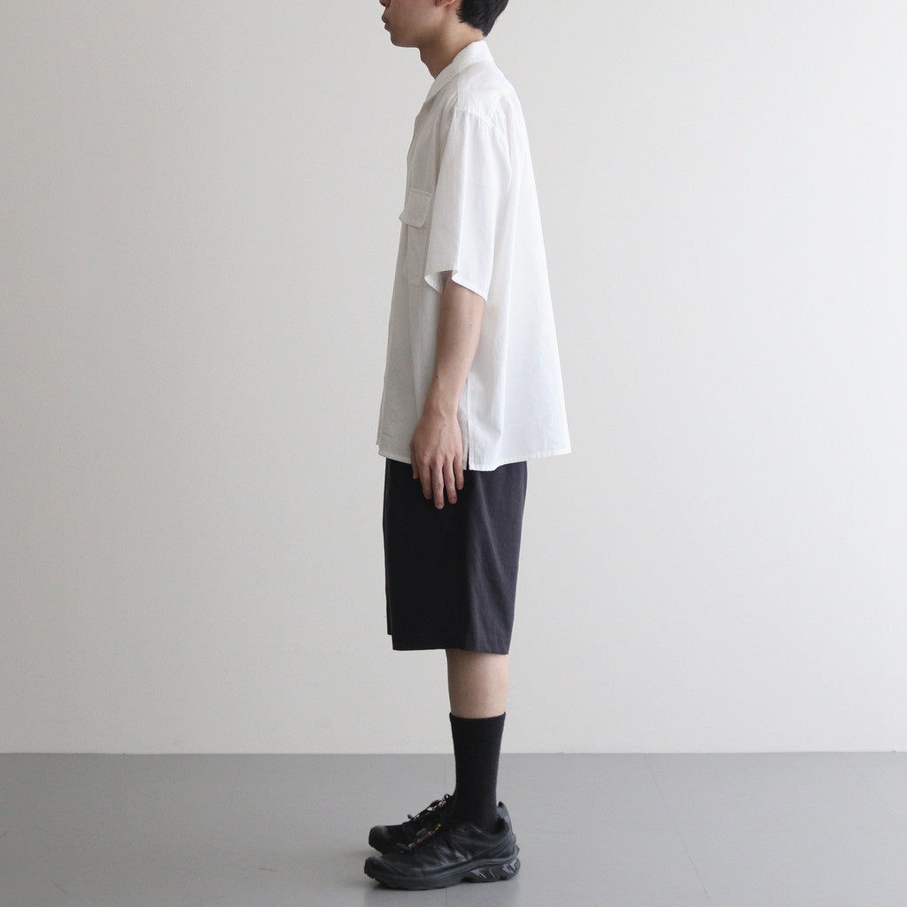 ORGANIC COTTON WASHER SATIN OPEN/C SH #WHITE [16551 50343]