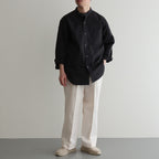 FRONT TUCK ARMY TROUSER #IVORY [251OJ-PT08]