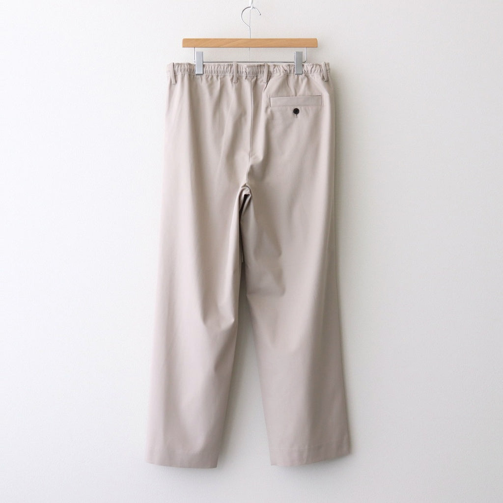 DOUBLE PLEATED EASY TROUSERS #LIGHT GRAY [A25C04PT02C]