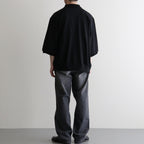 Co/Silk Nep Skipper Cropped Sleeve #Black [BHS26S029]