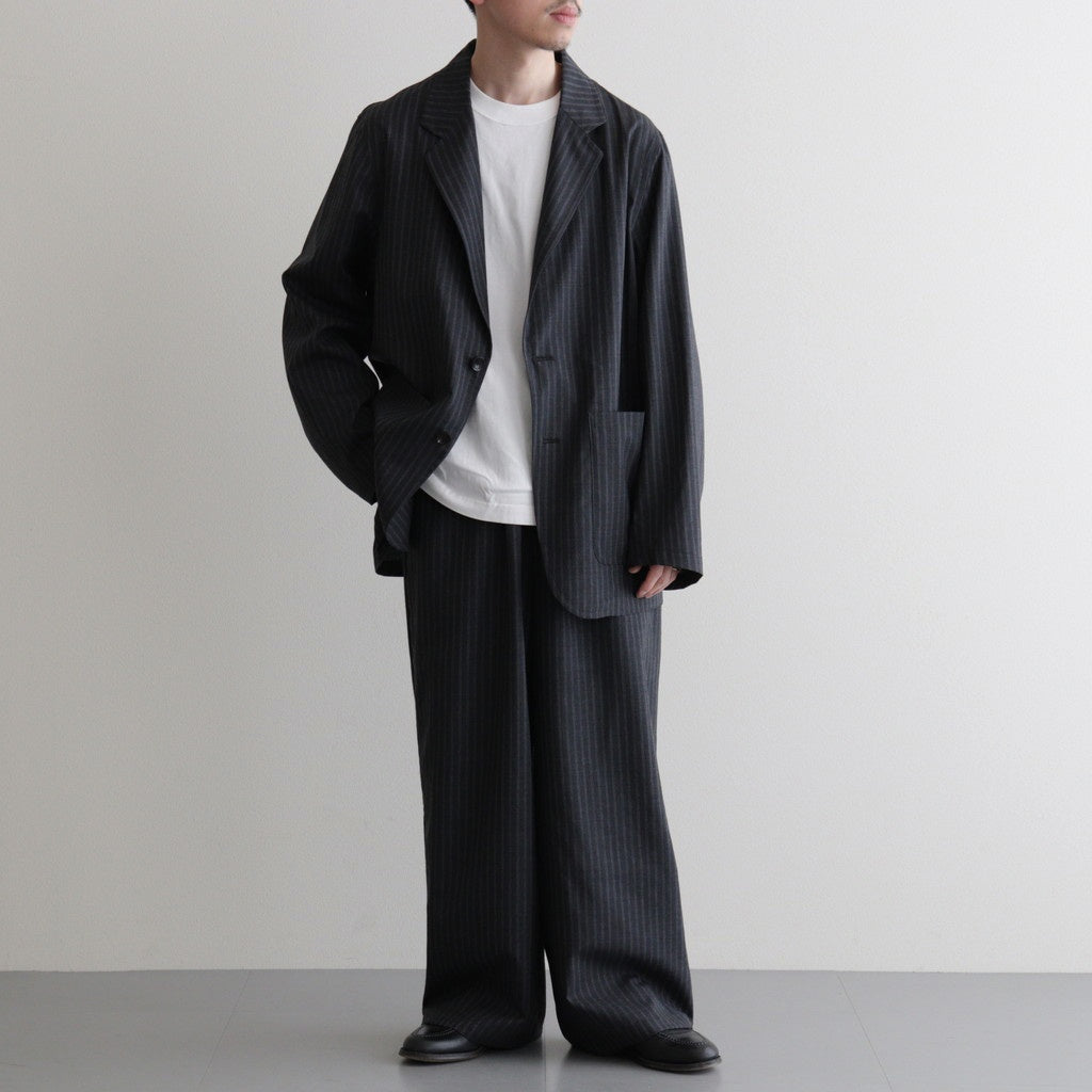 STROLL AROUND JACKET #GRAY STRIPE [M26A11JK01C]