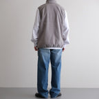 LEVEL3 Fleece Vest #FoliageGrey [bROOTS24F13F25]